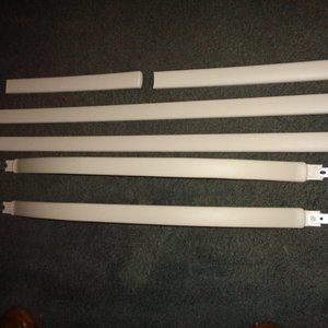 GE Refrigerator Trim Handle Set WR12X10040 WR12X10051 WR12X10086